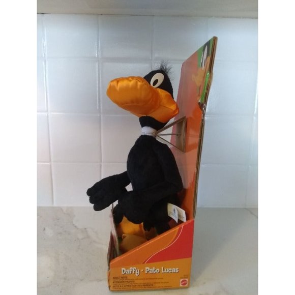 Vintage Boxed Daffy Duck Plush - Picture 2 of 7